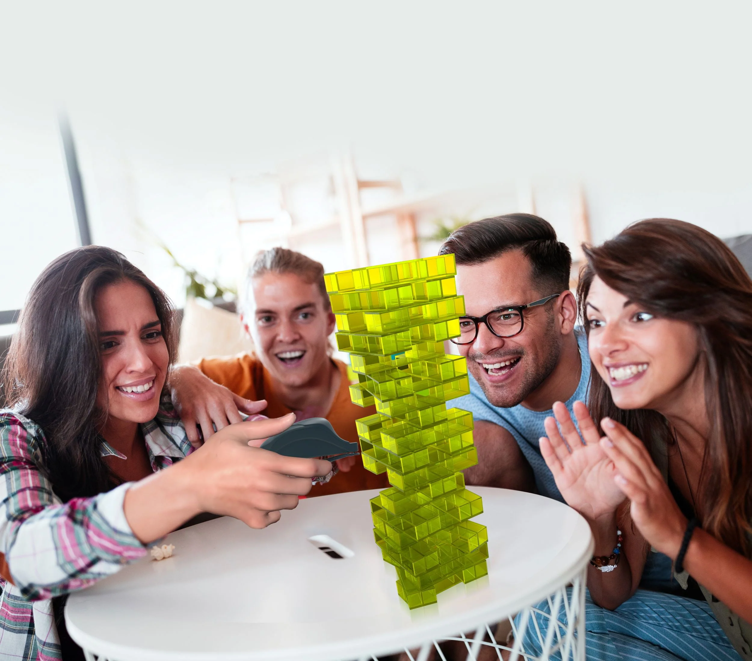 Fotorama Trembling Tower Precision Block Game