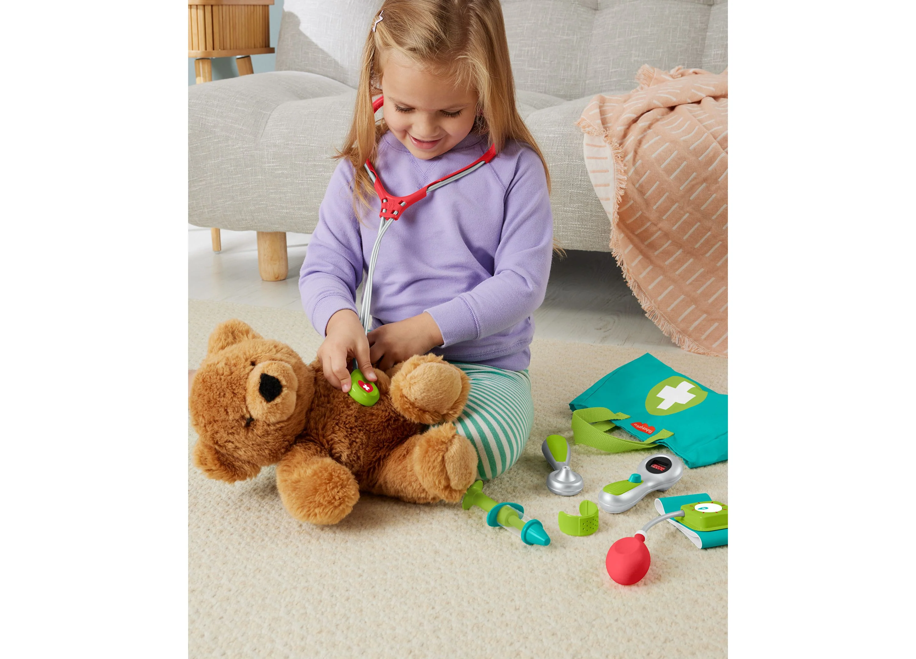 FP 7-Piece Preschool Doctor Role Play Medical Kit - Image 3