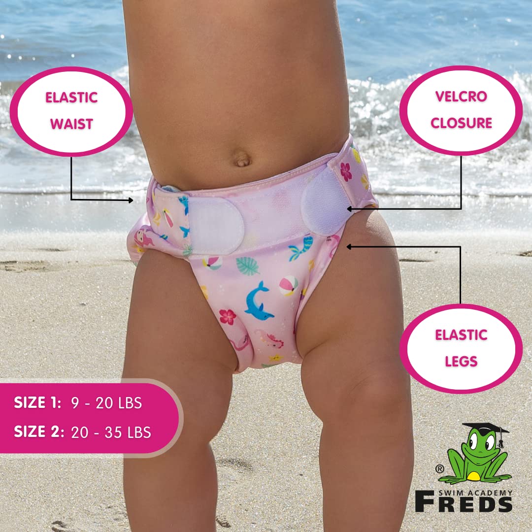 FREDS SWIM ACADEMY Pink Swim-Tastic Diaper - Babies and Toddlers - Image 2