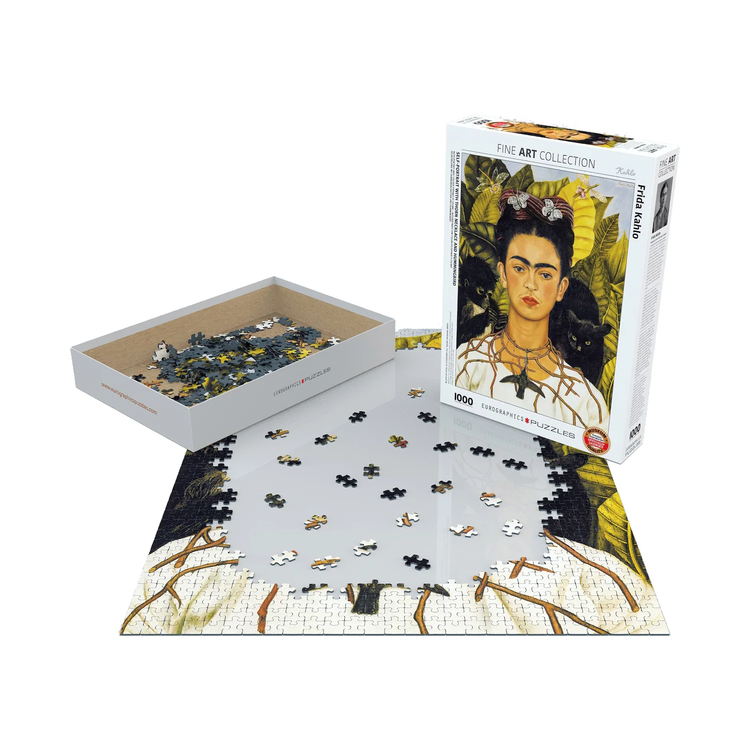 EuroGraphics Frida Kahlo's Self-Portrait Jigsaw Puzzle - 1000 pc. - Image 5