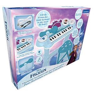 Frozen Melody Maker Electronic Piano Keyboard with Microphone - Image 5