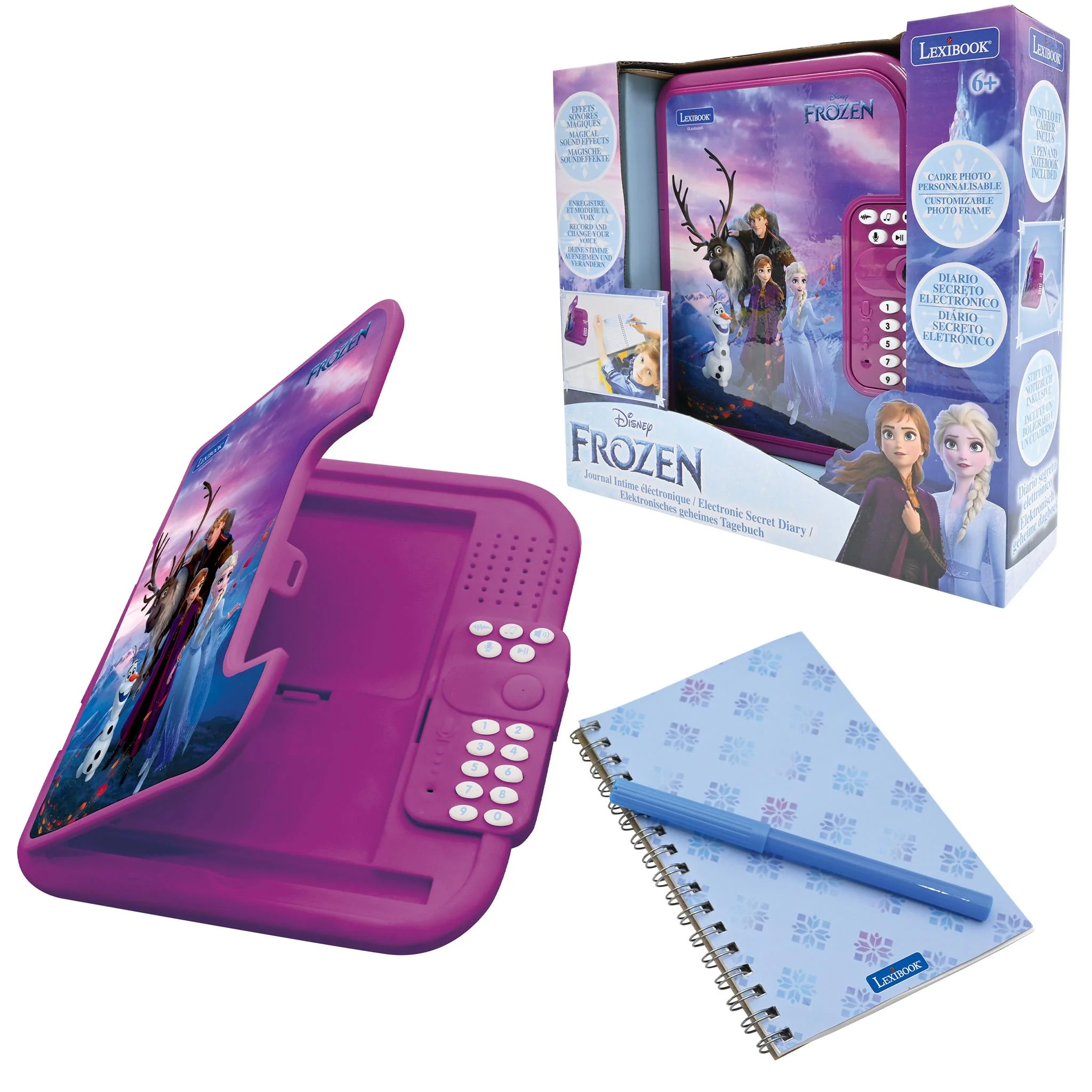 Frozen Secret Safe Electronic Notebook - Pink - Image 2