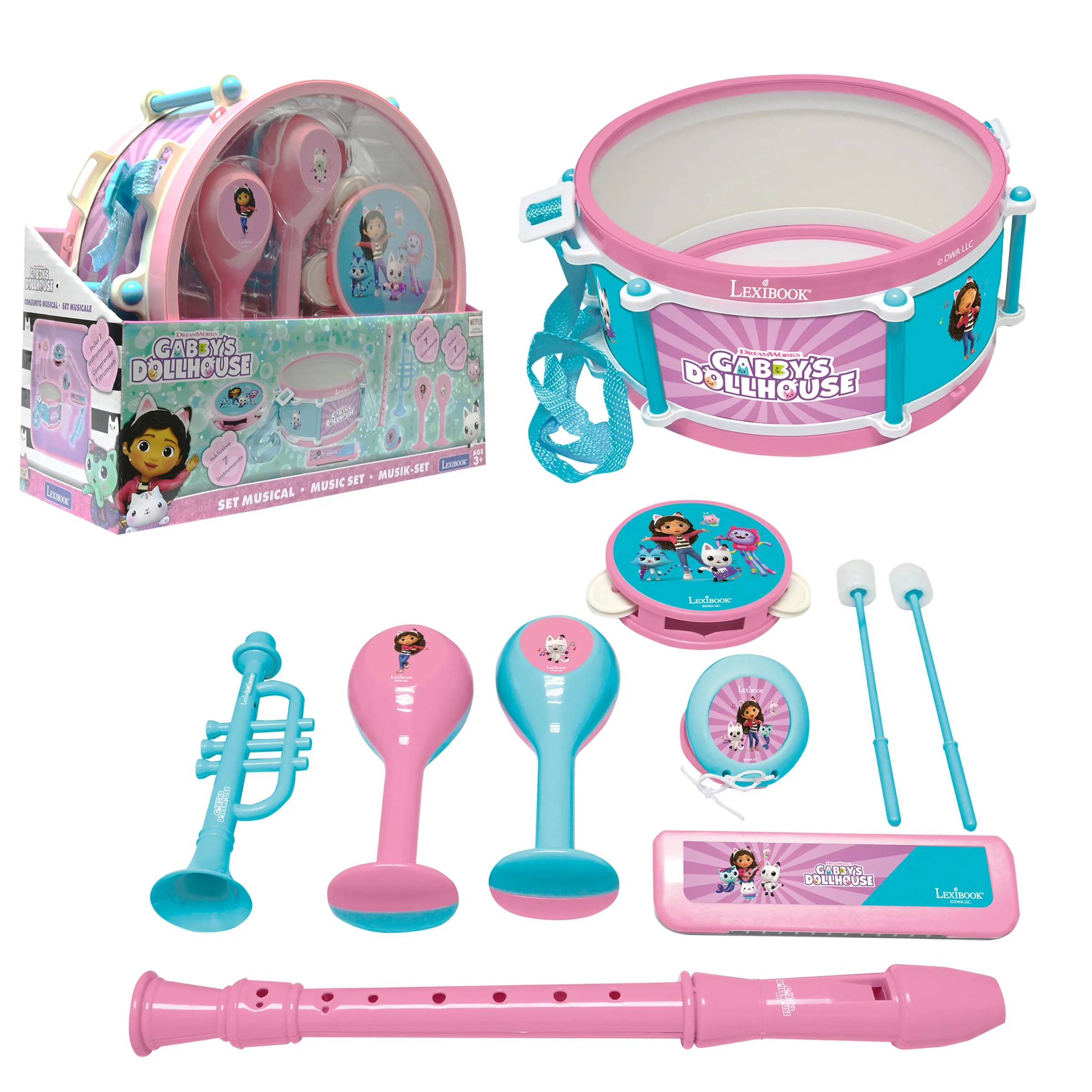 Gabby’s Dollhouse 7-Piece Musical Playset - Image 2