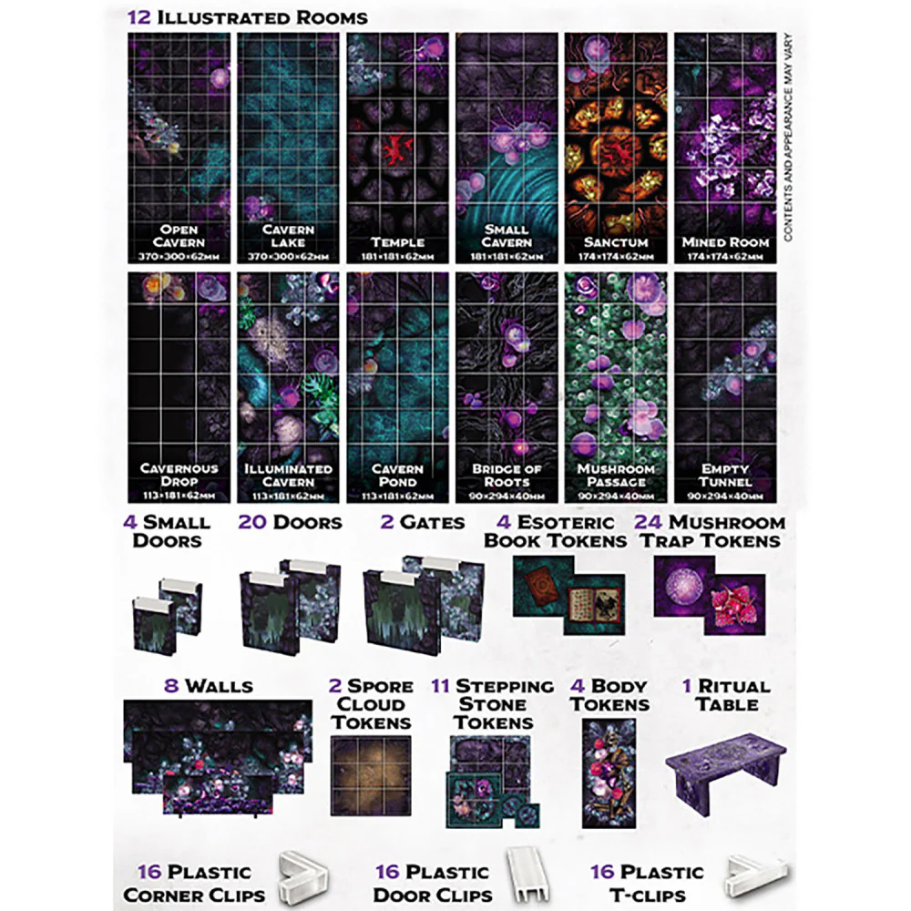 Gale Force 9 Tenfold Dungeon: The Underdark - 3D Modular RPG Terrain Set - Image 4