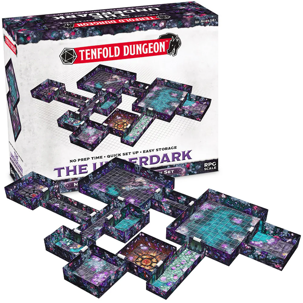 Gale Force 9 Tenfold Dungeon: The Underdark - 3D Modular RPG Terrain Set - Image 6
