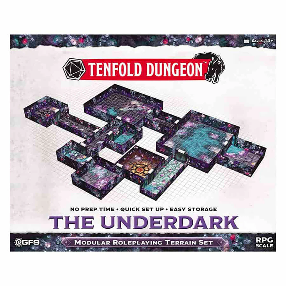 Gale Force 9 Tenfold Dungeon: The Underdark - 3D Modular RPG Terrain Set - Image 7