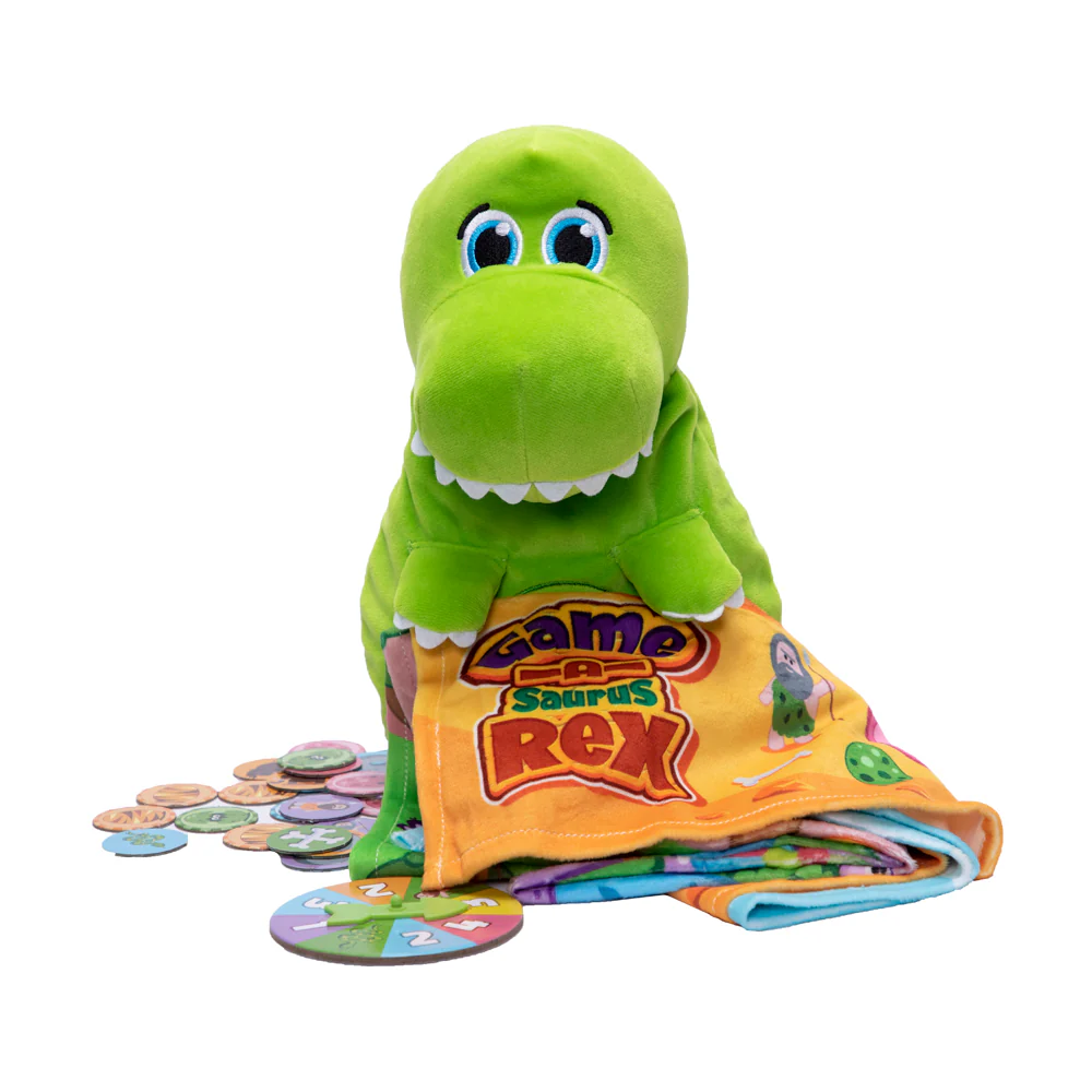 Game-A-Saurus Rex Interactive Plush and Board Game - Image 3