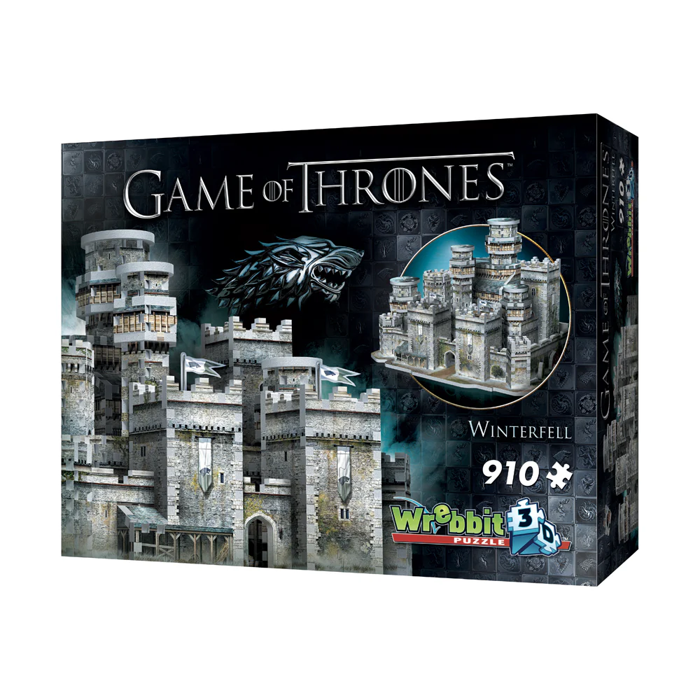 Wrebbit Game of Thrones Winterfell 3D Puzzle, 910 Pieces - Image 2