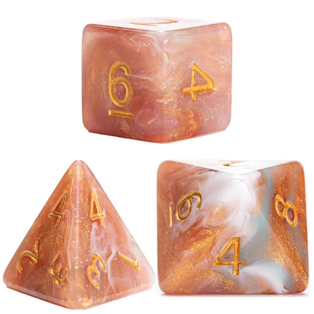 Gate Keeper Games Aether Dice: Heavenly 7pc RPG Set - Image 3