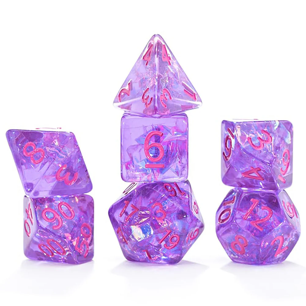 Gate Keeper Games and Dice: Inclusion Dice: Rock Candy - 7pc RPG Set