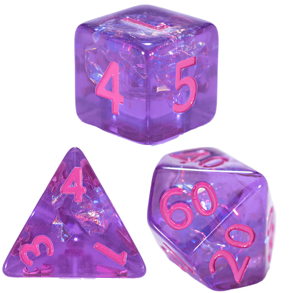 Gate Keeper Games and Dice: Inclusion Dice: Rock Candy - 7pc RPG Set - Image 3