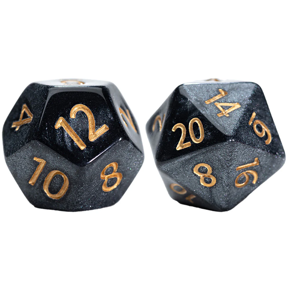 Gate Keeper Games Mercurial Dice: Black Hole - 7pc RPG Set - Image 2