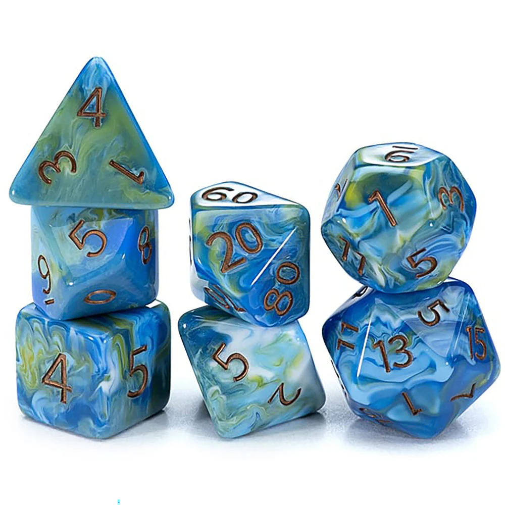 Gate Keeper Games & Dice: Van Gogh Dice: Starry Night - 7pc