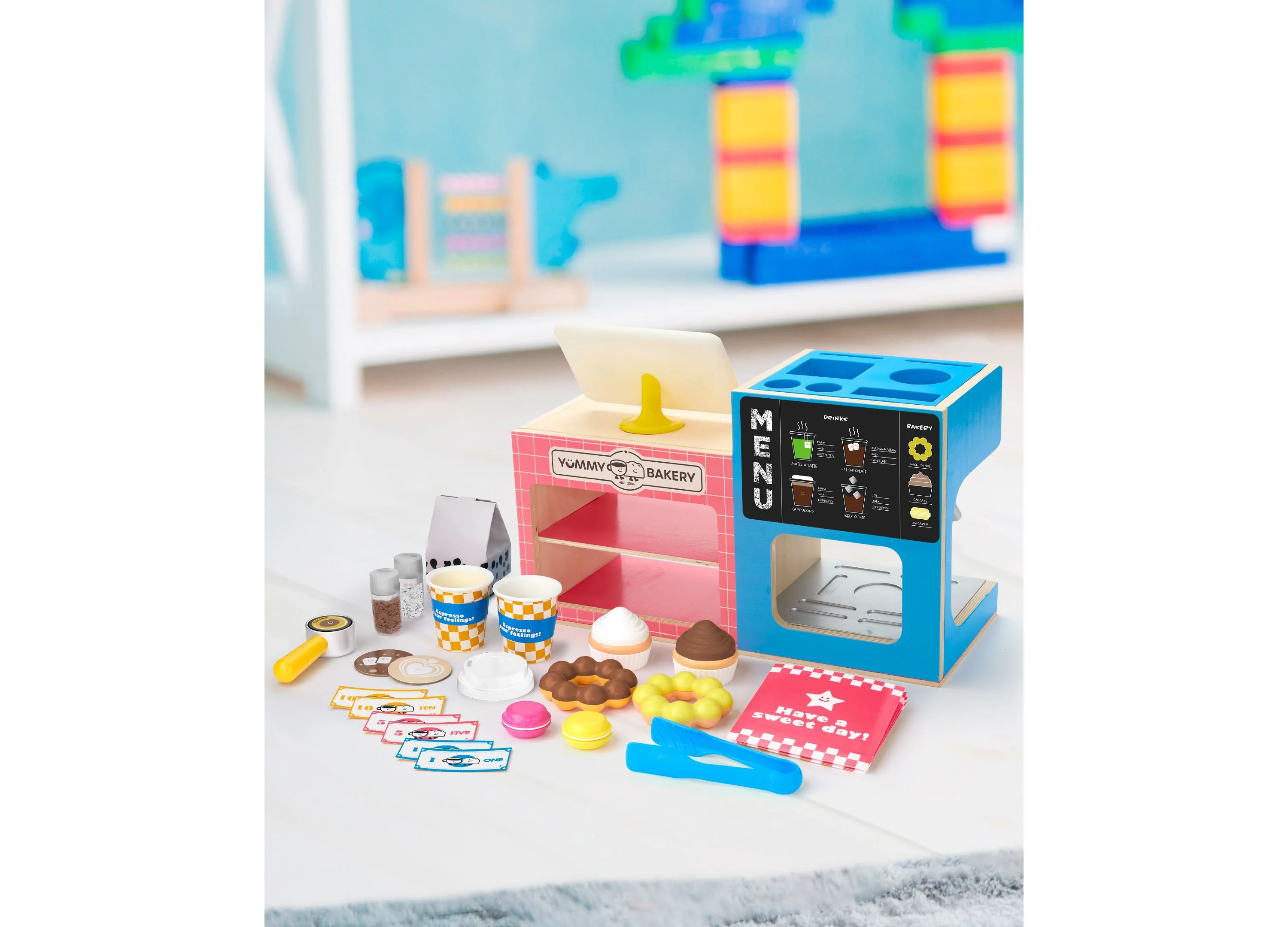 Geoffrey's Toy Box Cafe Cake Bakery Coffee Shop Playset - Image 4