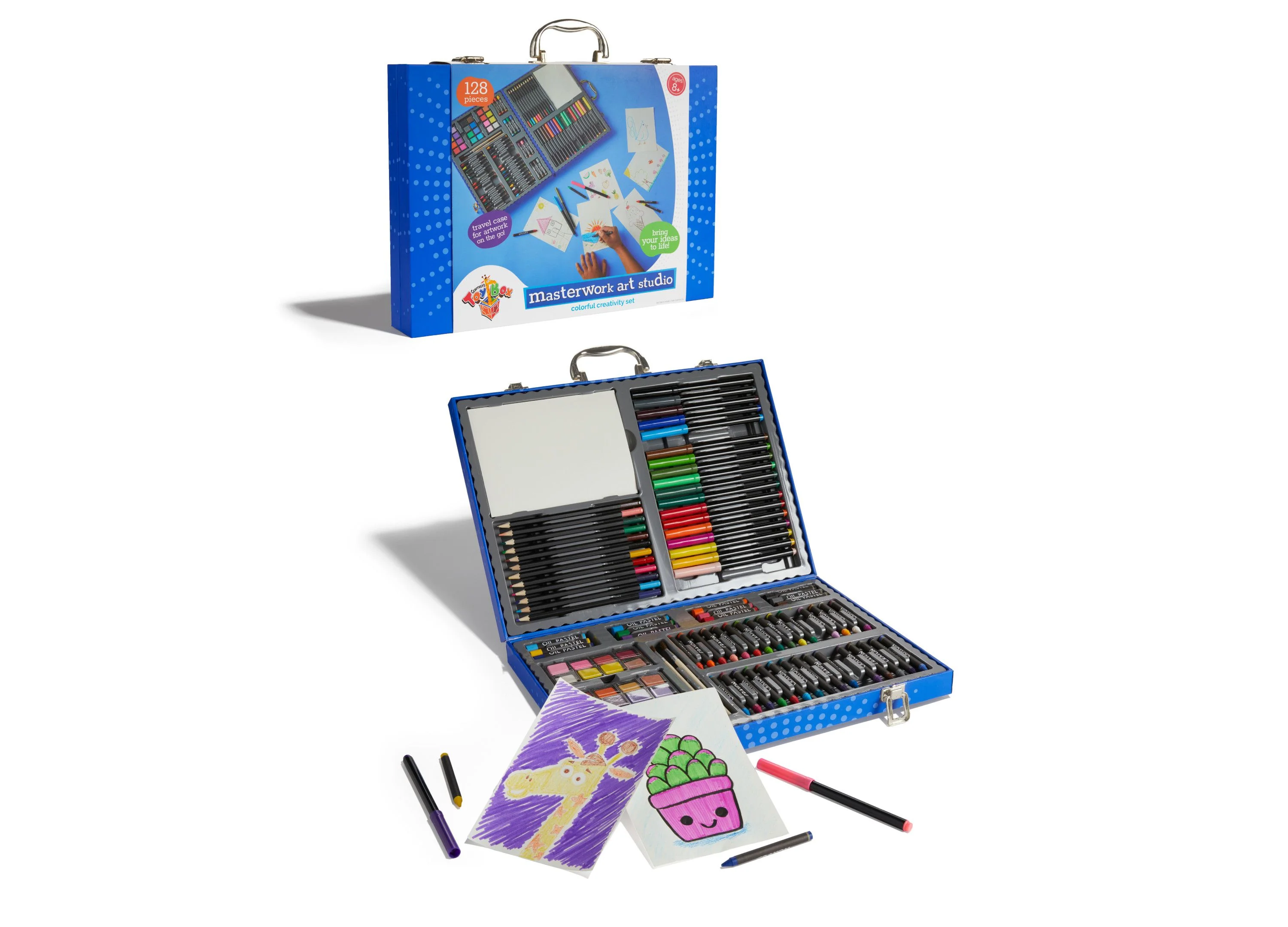 Geoffrey's Toy Box Masterwork Art Studio 128-Piece Set for Macy's