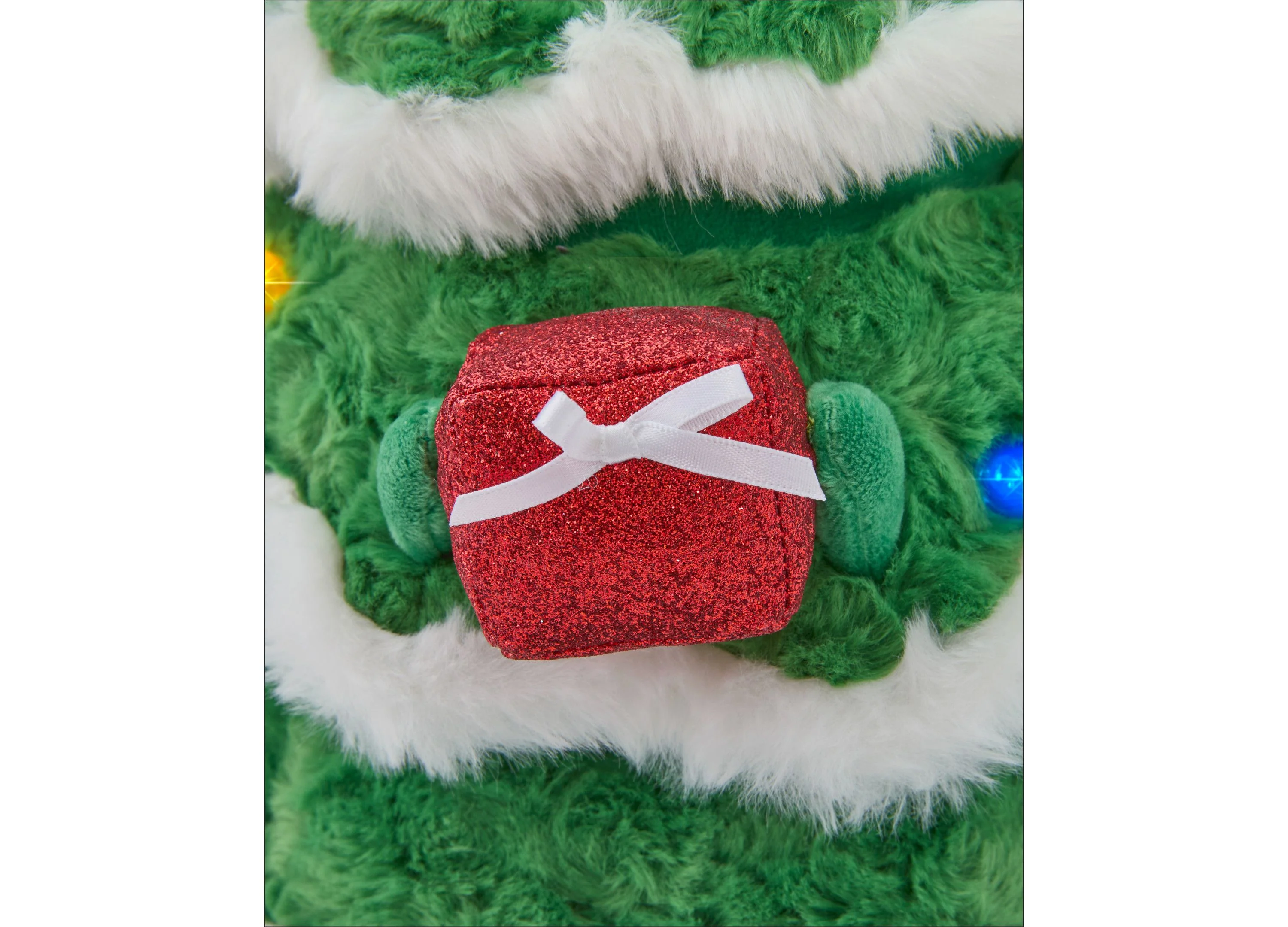 Geoffrey's Toy Box Star Brights 12" LED Light-Up Plush Christmas Tree - Image 7