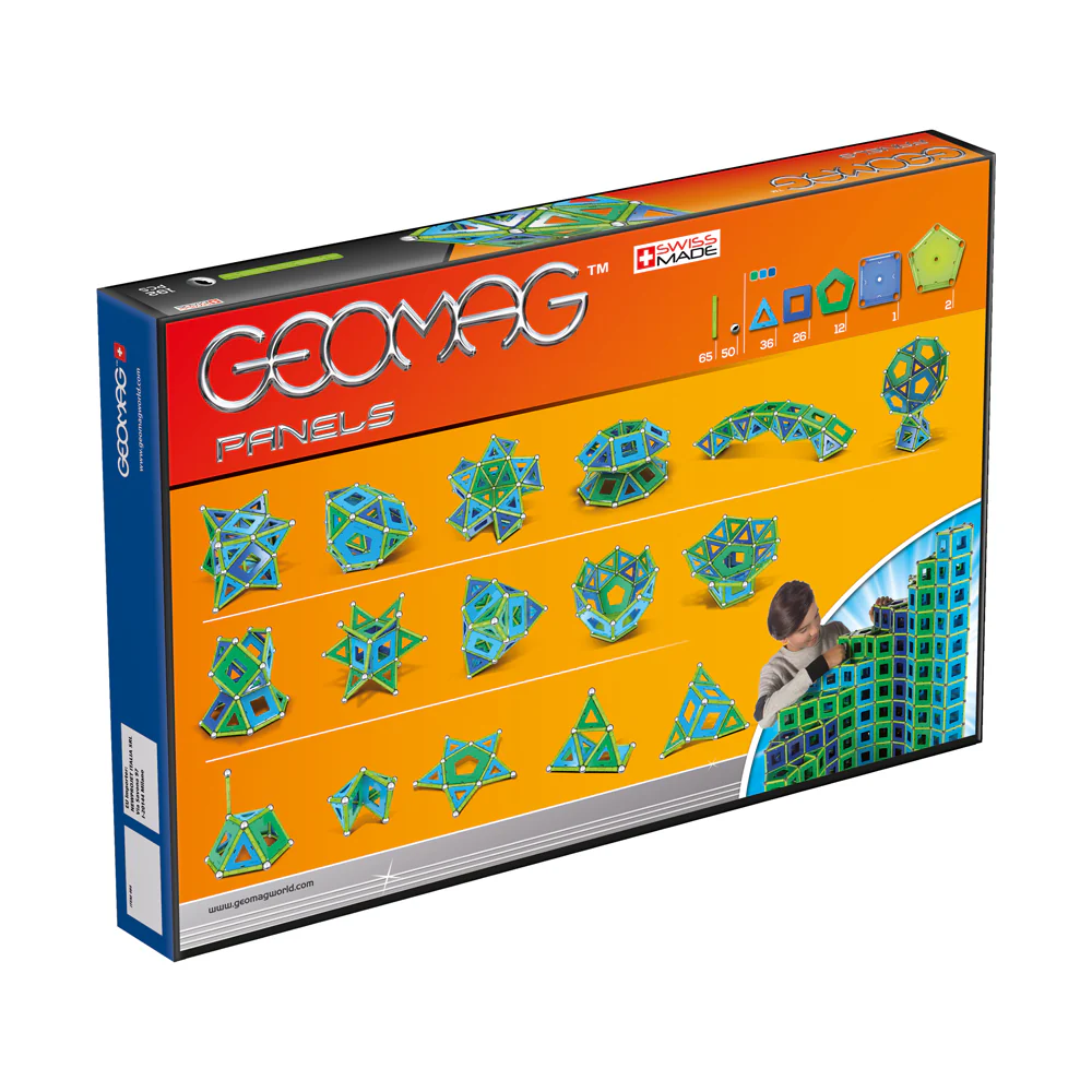Geomag Panels Magnetic Construction Set - 192 Pieces - Image 2