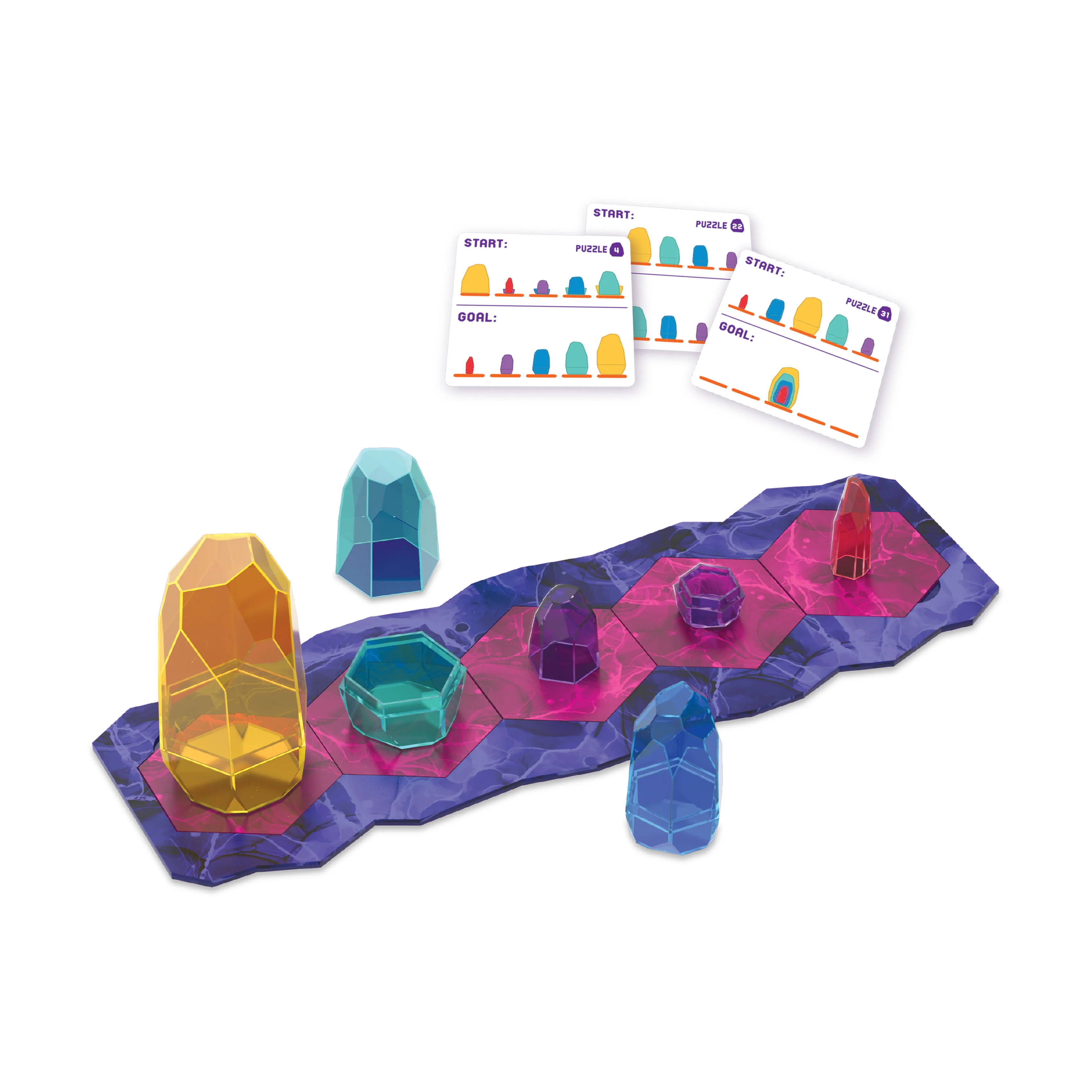 Geonyx Shifting Crystal Solo Logic Puzzle Game - Image 4