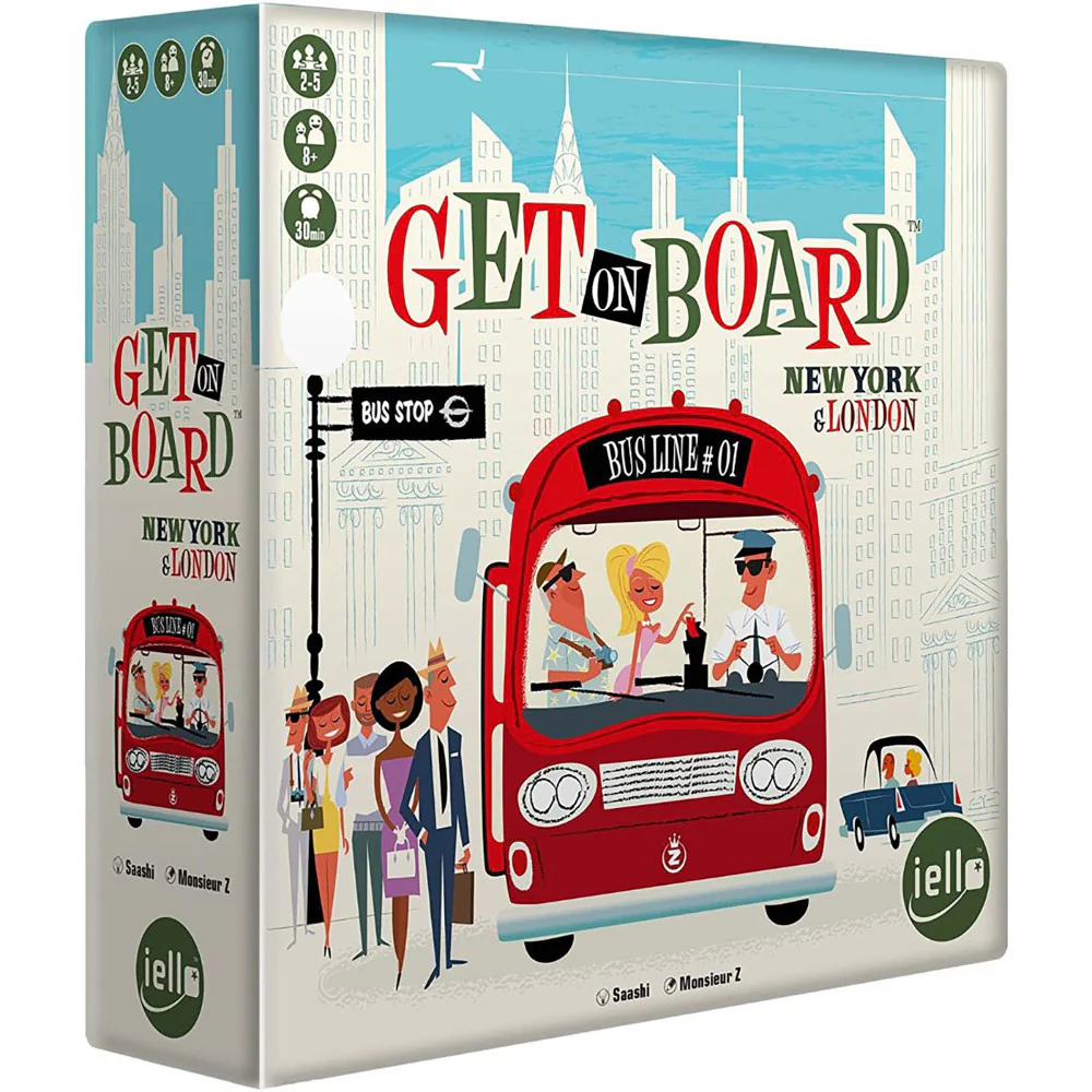 Get On Board: New York & London Dual City Strategy Board Game