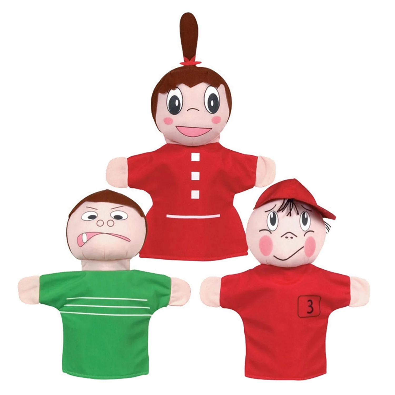Get Ready Kids How Am I Feeling Hand Puppet Set, Caucasian - 5 Pack - Image 2