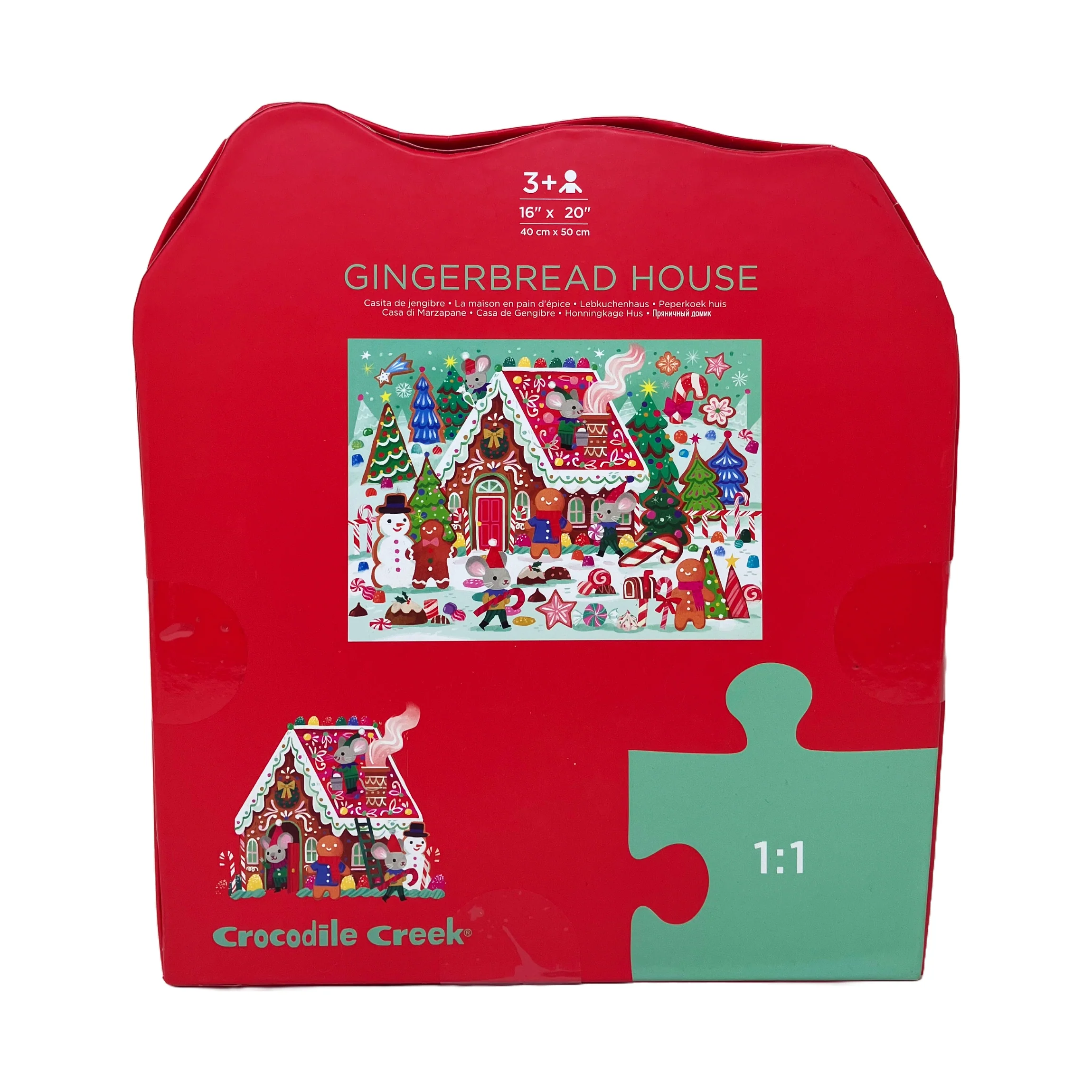 Crocodile Creek Gingerbread House 36-Piece Floor Puzzle - Image 4