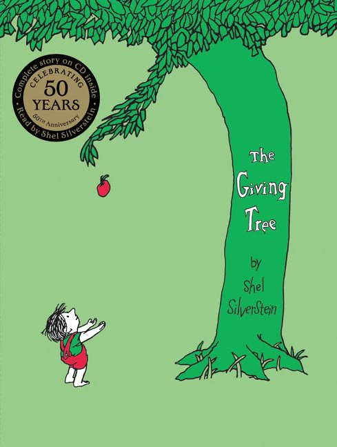 The Giving Tree by Shel Silverstein Hardcover with CD
