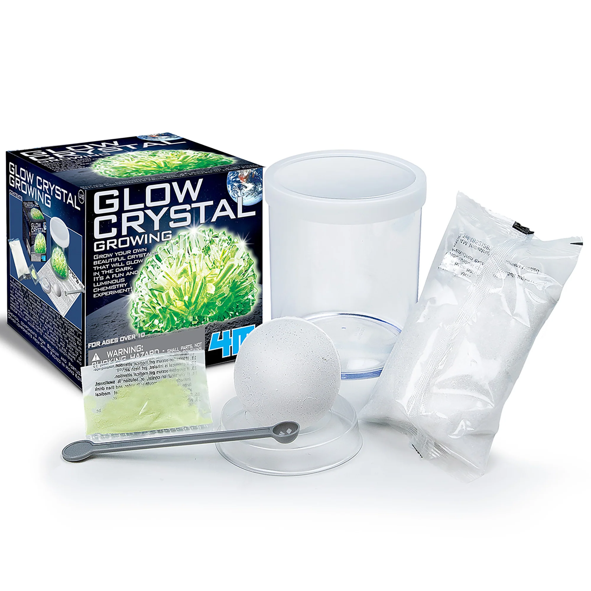 Glow Crystal Growing Chemistry Experiment Kit - Image 2