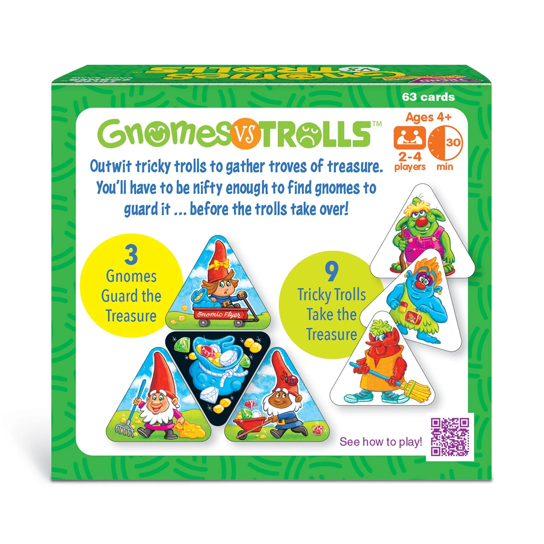 GNOMES vs TROLLS Three Corner Strategy Card Game - Image 3