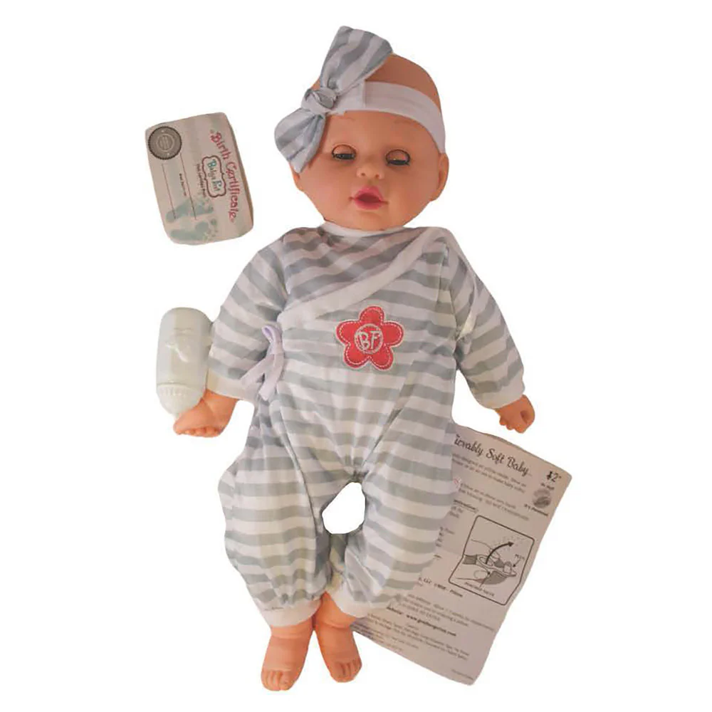 Goldberger Baby's First 19-inch Soft Body Stripes Doll - Image 2