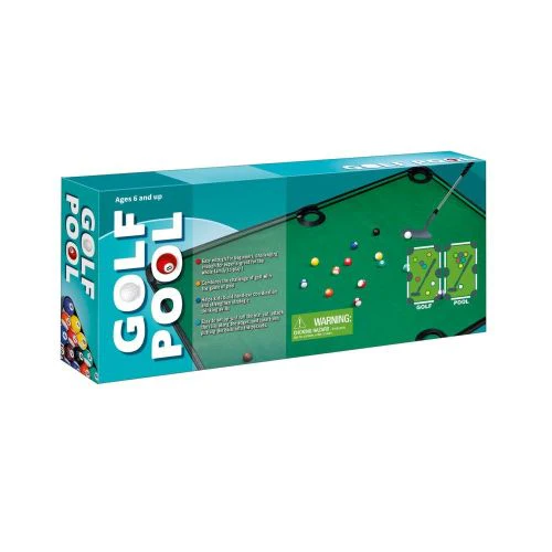 Deluxe Golf Pool Indoor Game Mat | Family Fun | Realistic Golf & Pool Experience - Image 2