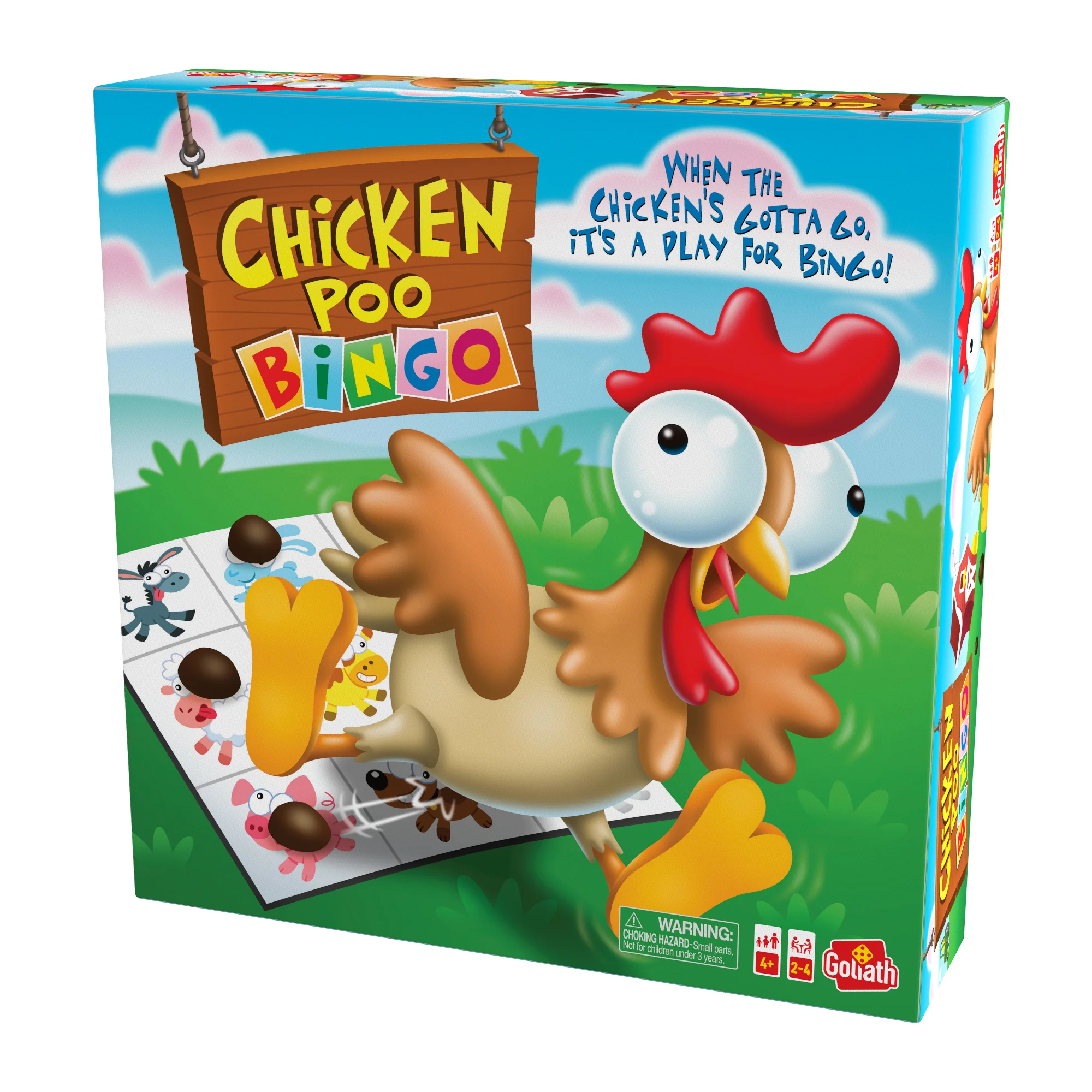 Goliath Chicken Poo Bingo Family Board Game - Image 3