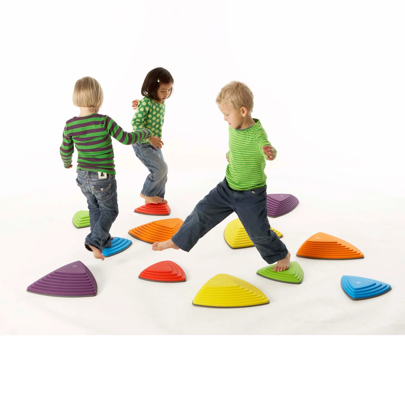 GONGE Colorful River Stones, 6-Piece Coordination and Balance Set - Image 4