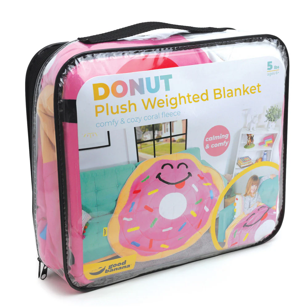 Good Banana Kids Donut-Themed Weighted Blanket – Cozy & Fun - Image 2