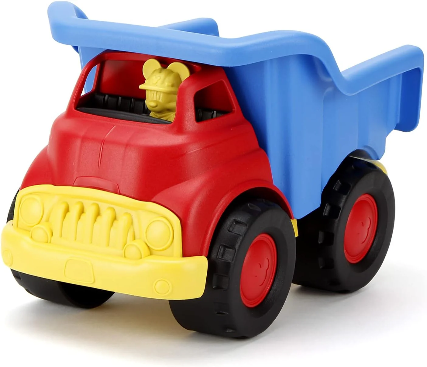 Green Toys Disney Mickey Mouse Eco-Friendly Dump Truck - Red/Blue - Image 2