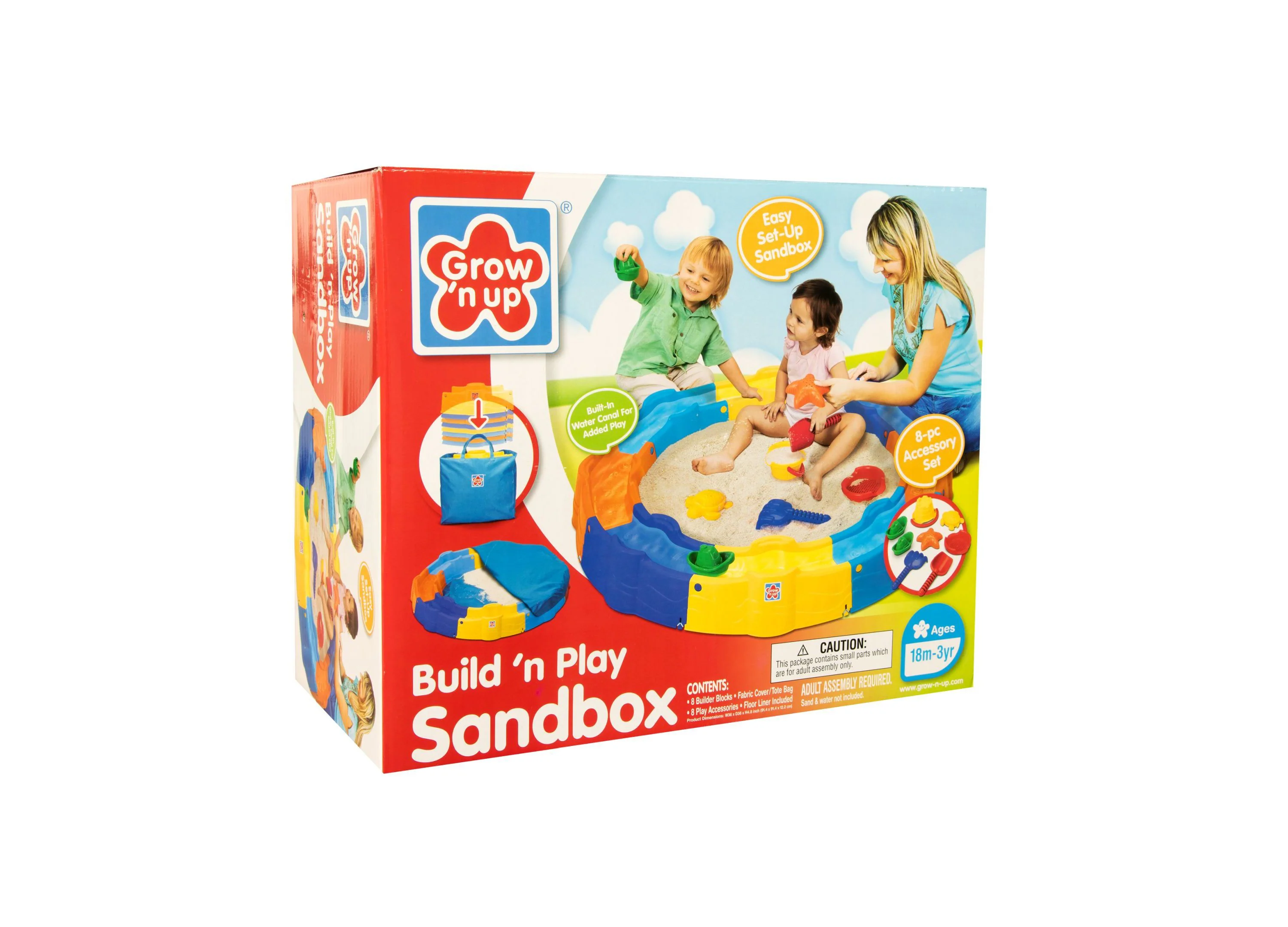 Grow 'N Up - Sand N Play Build A Box - Modular Sandbox - Image 3
