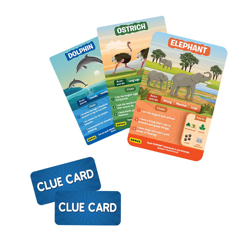 Guess in 10 World of Animals Educational Card Game - Image 2