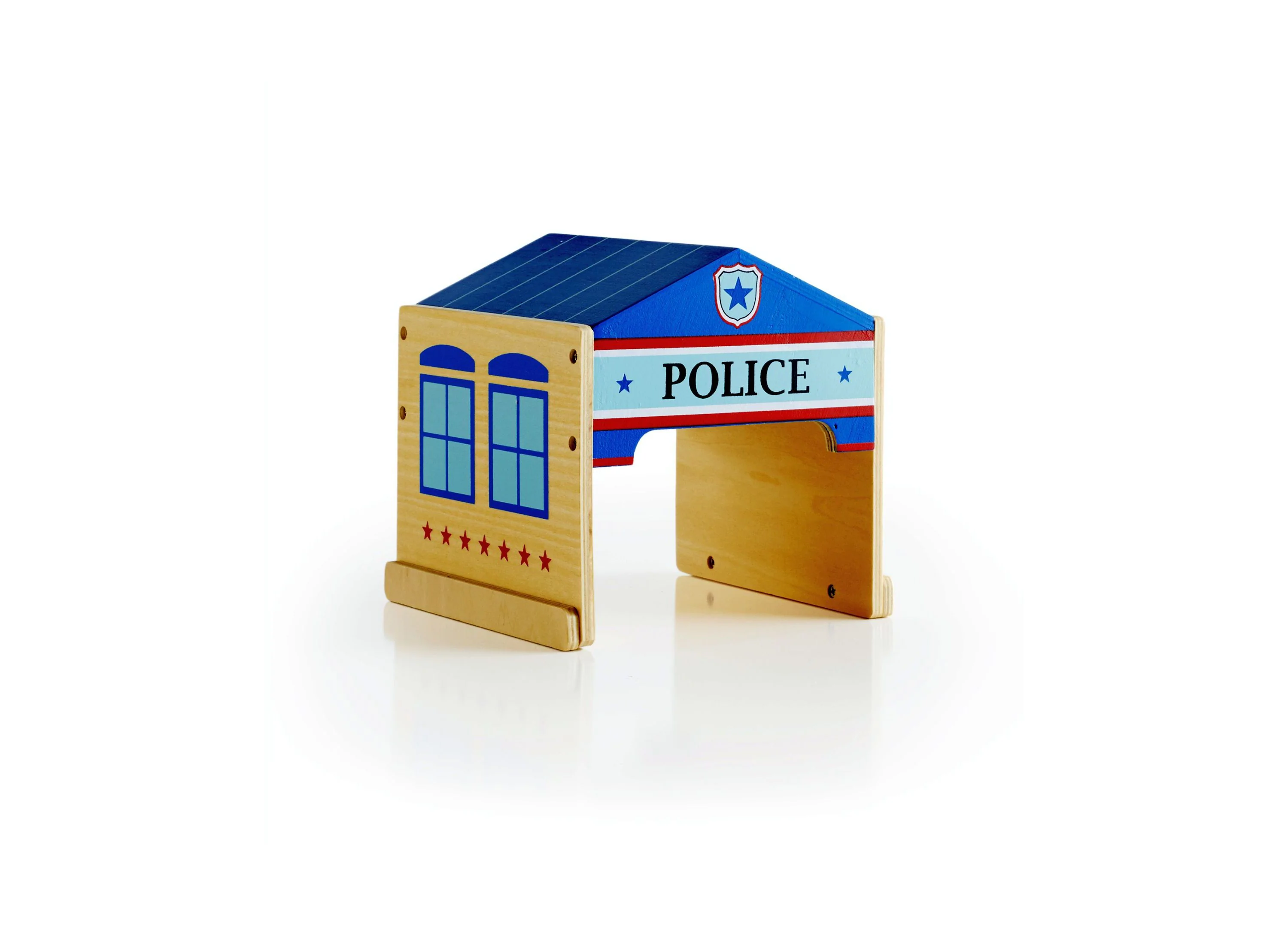 Guidecraft Community Buildings 6-Piece Playset - Plywood - Image 2