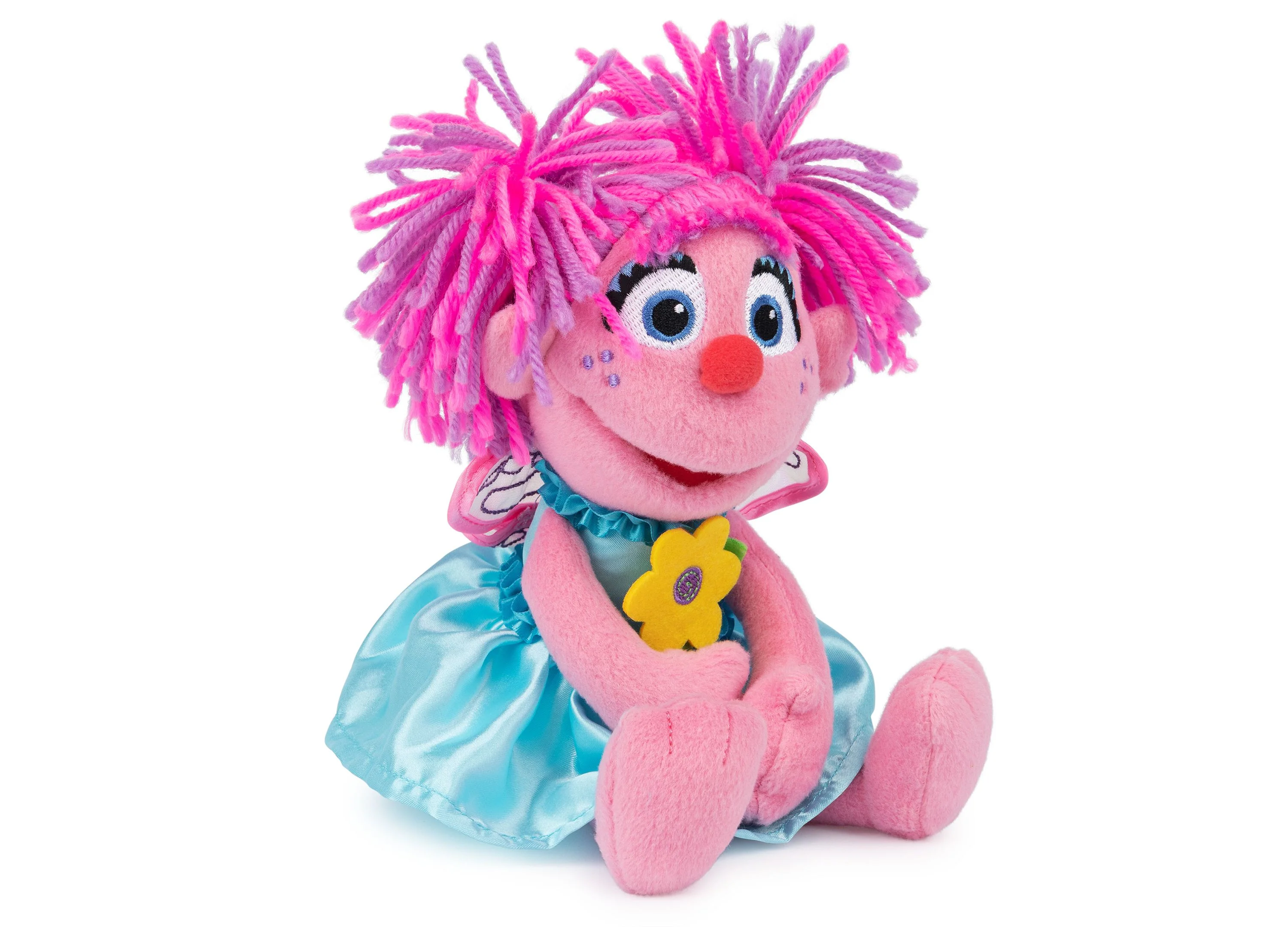 GUND Abby Cadabby 11 inch Plush with Iridescent Wings and Flower - Image 2