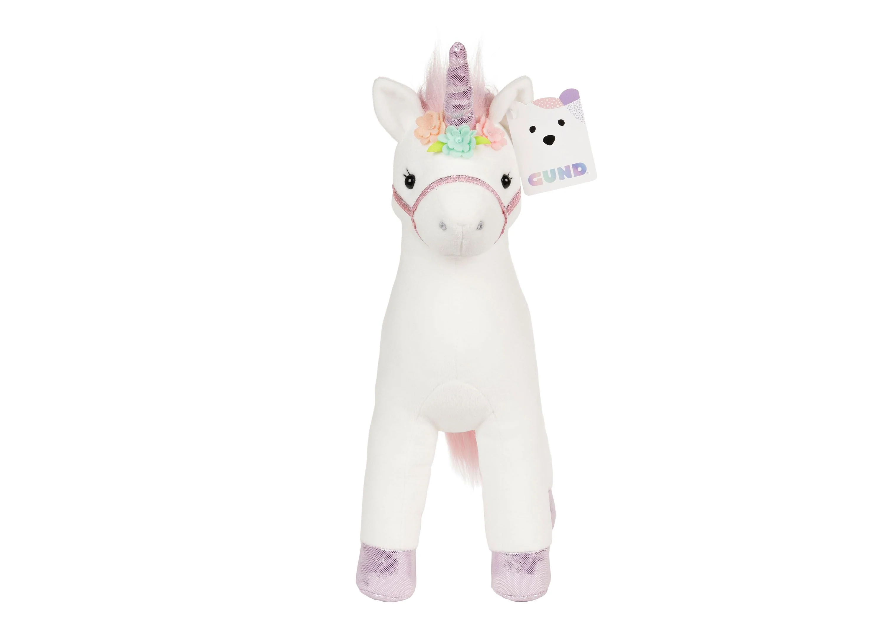 Gund Happy & Fun Collection 15 inch Lily Rose Unicorn Plush - White - Image 3