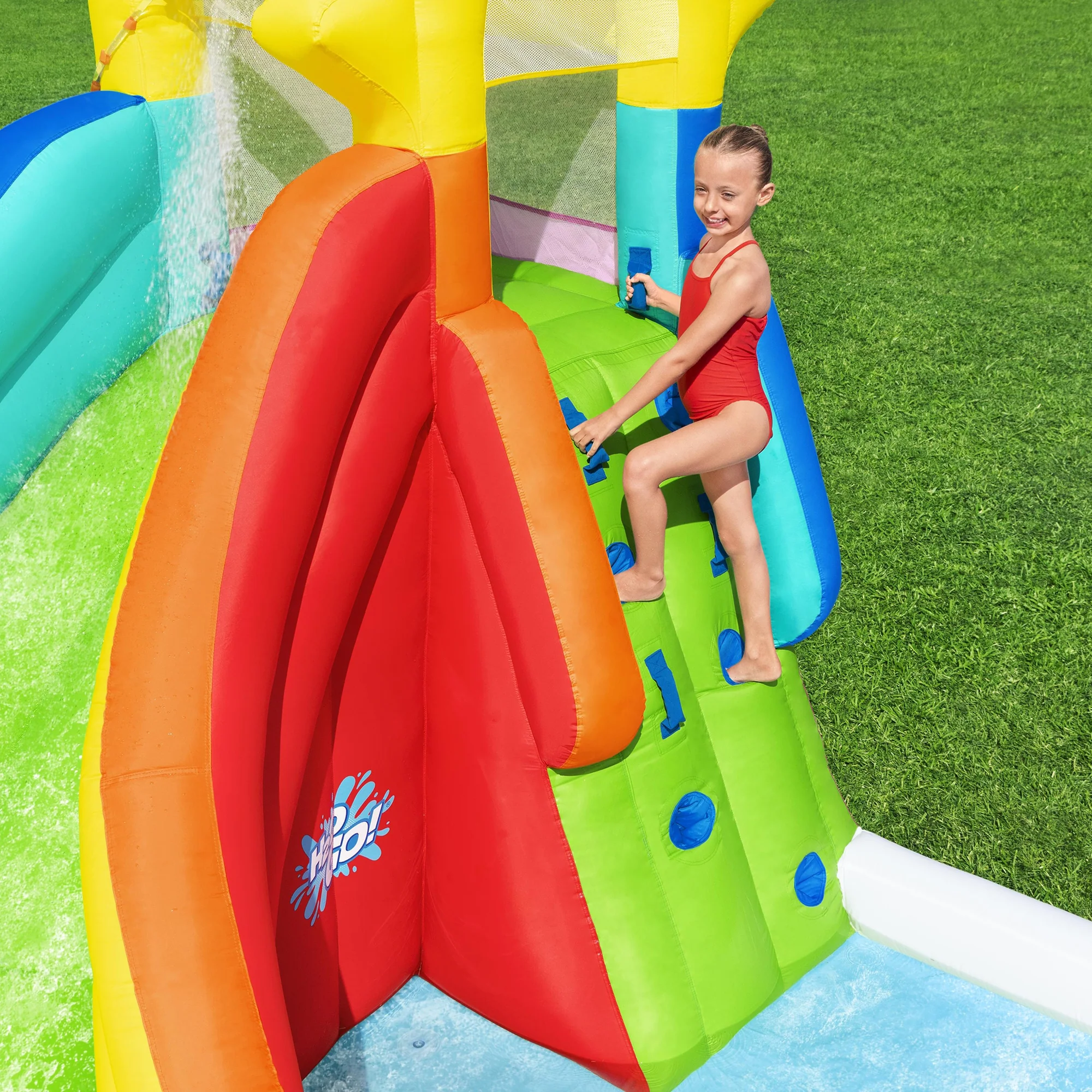 H2OGO! Mega Water Park - Sun Slide - Inflatable Backyard Adventure - Image 3