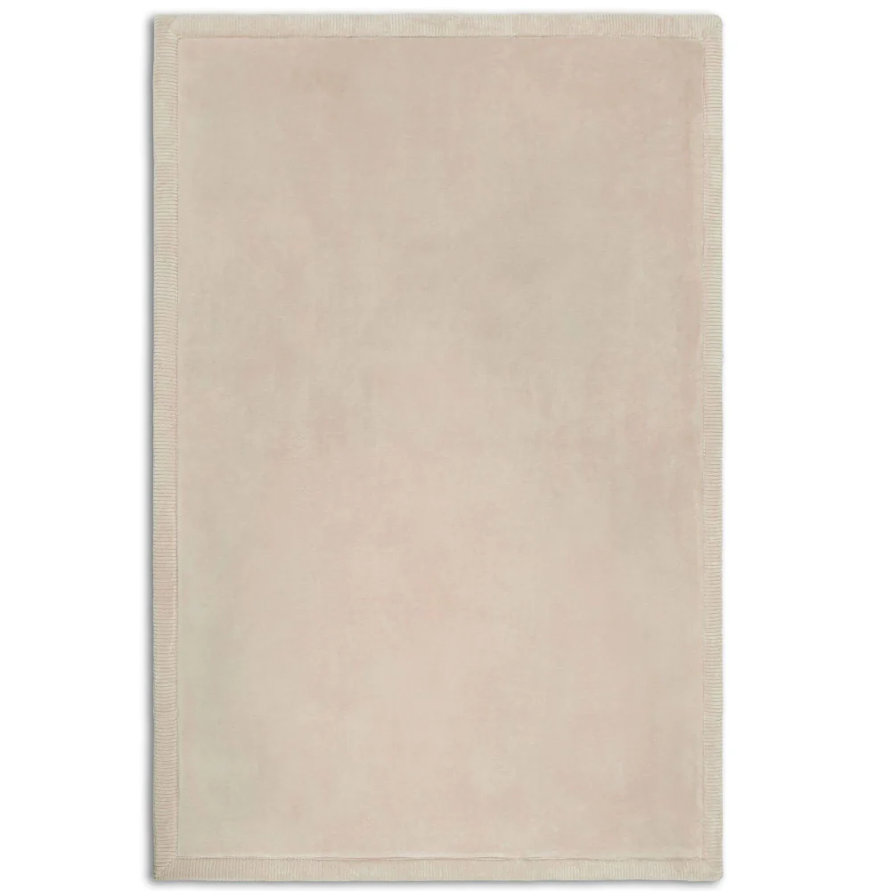 Hakuna Matte Coral Velvet Baby Playmat - Beige Soft Memory Foam Nursery Rug 60x80"