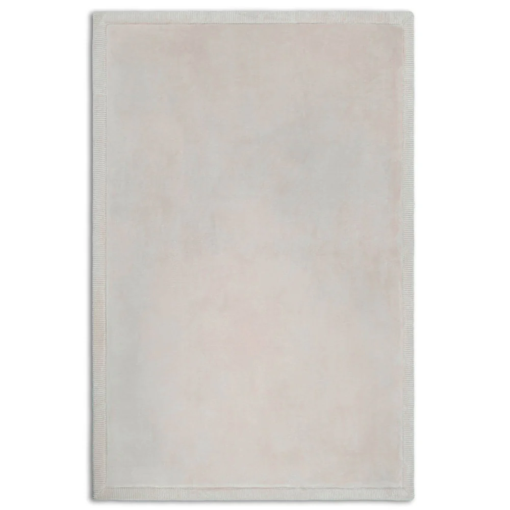 Hakuna Matte: Plush Coral Velvet Baby Playmat - Soft Grey