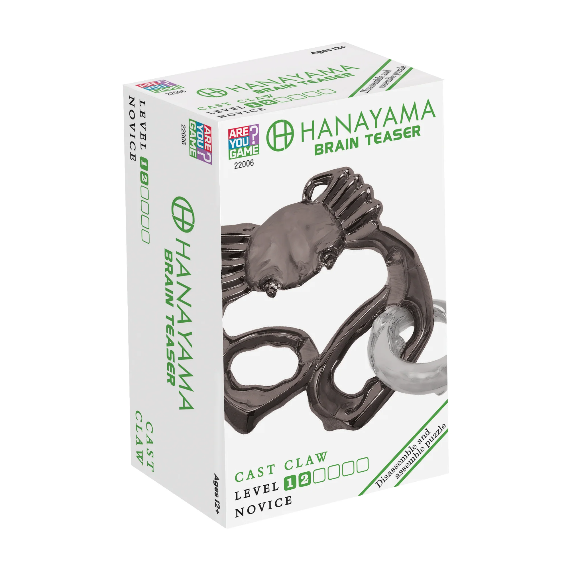 Hanayama Level 2 Cast Puzzle - Claw Challenge - Image 2