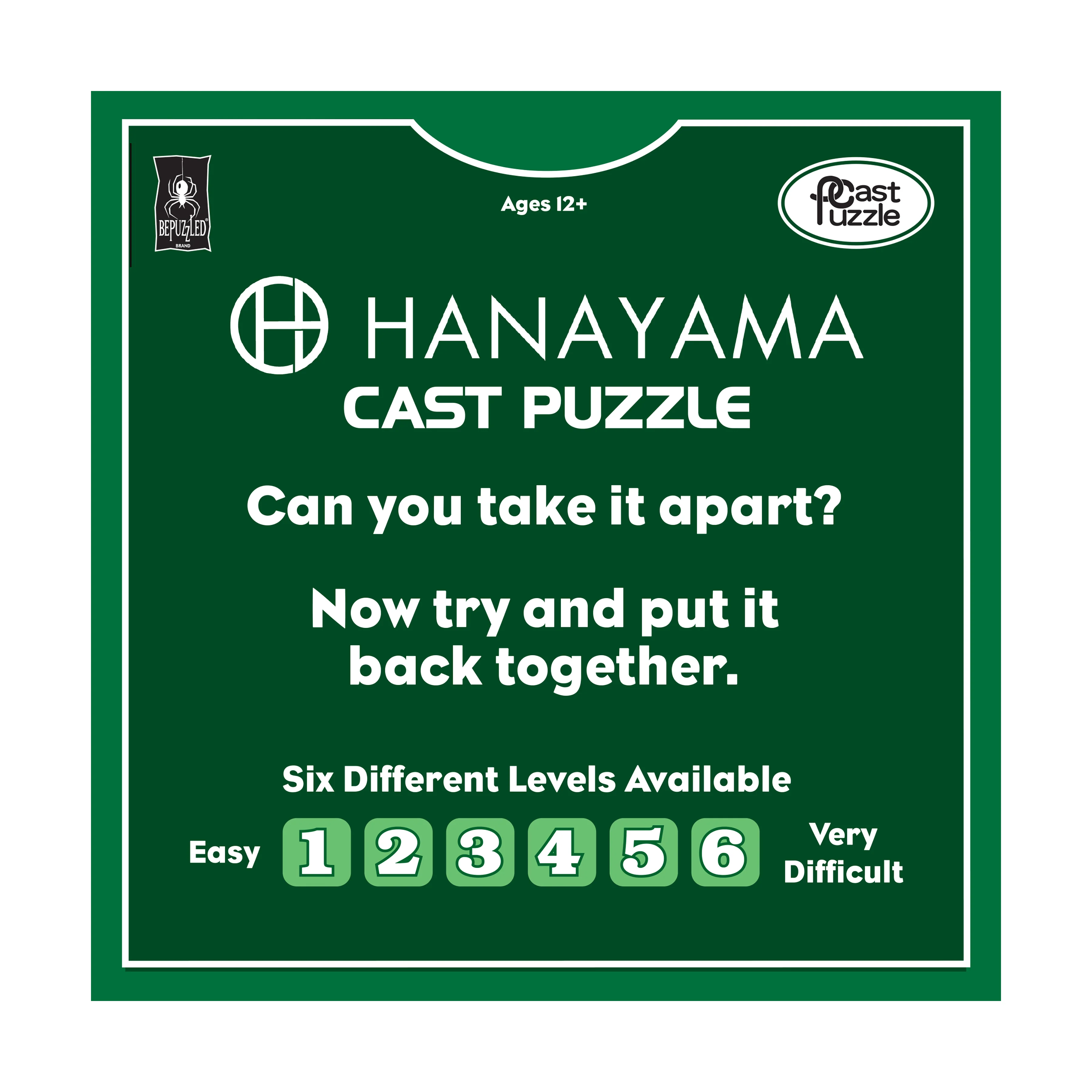 Hanayama Level 3 Cast Puzzle - Tantalizing Dice Challenge - Image 4