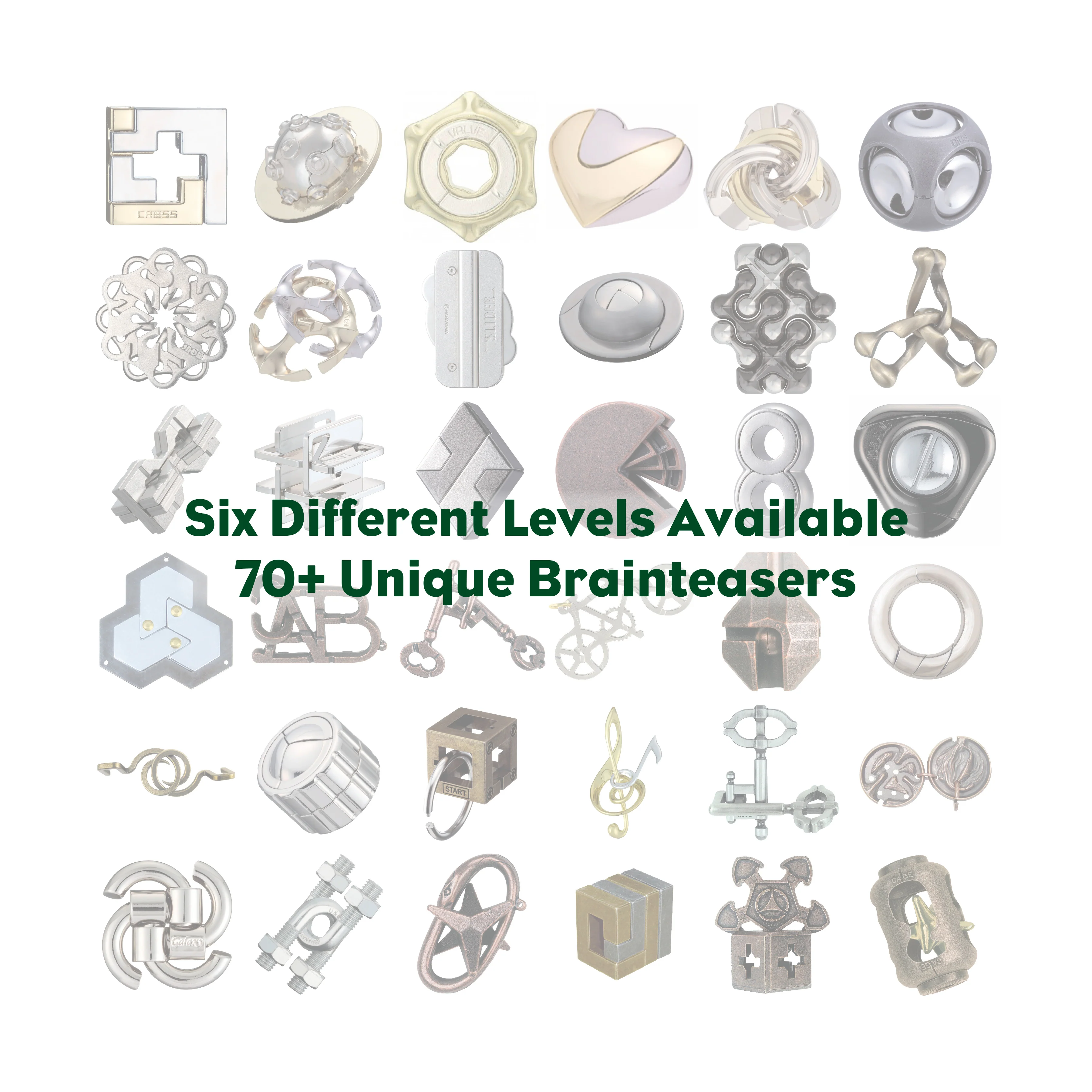 Hanayama Level 5 Cast Puzzle - Ripple, Metal Brain Teaser - Image 4