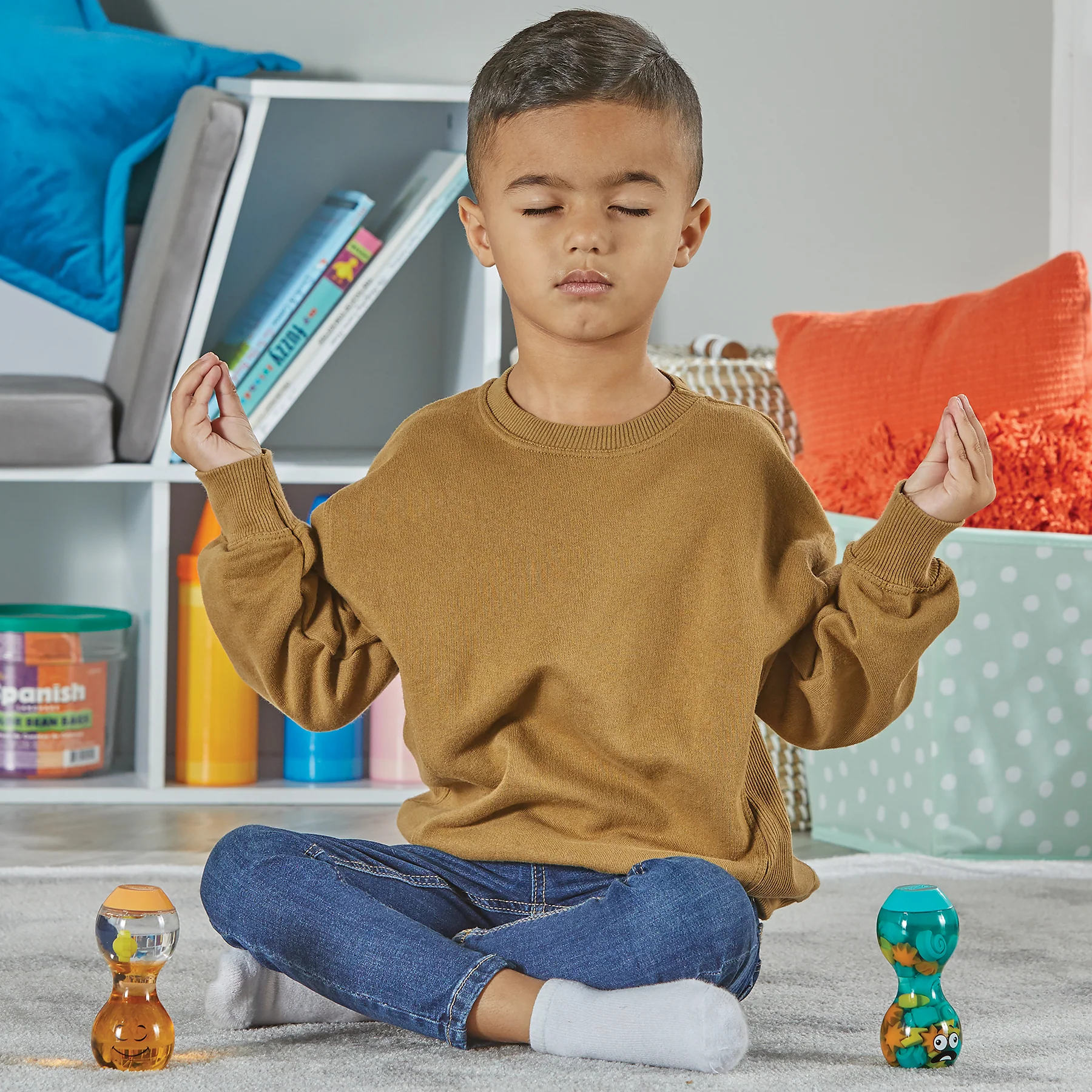 Hand2Mind Express Your Emotions Sensory Bottles Set: Overwhelmed & Calm - Image 5