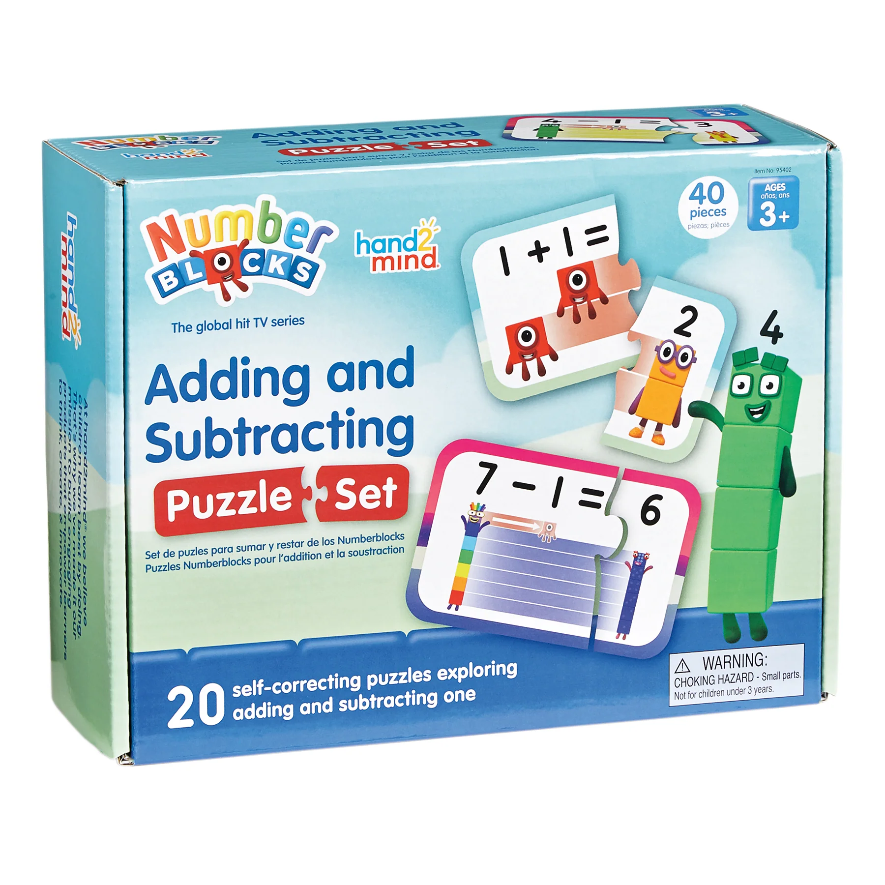 Hand2Mind Numberblocks Math Puzzle Set - Adding & Subtracting - Image 2