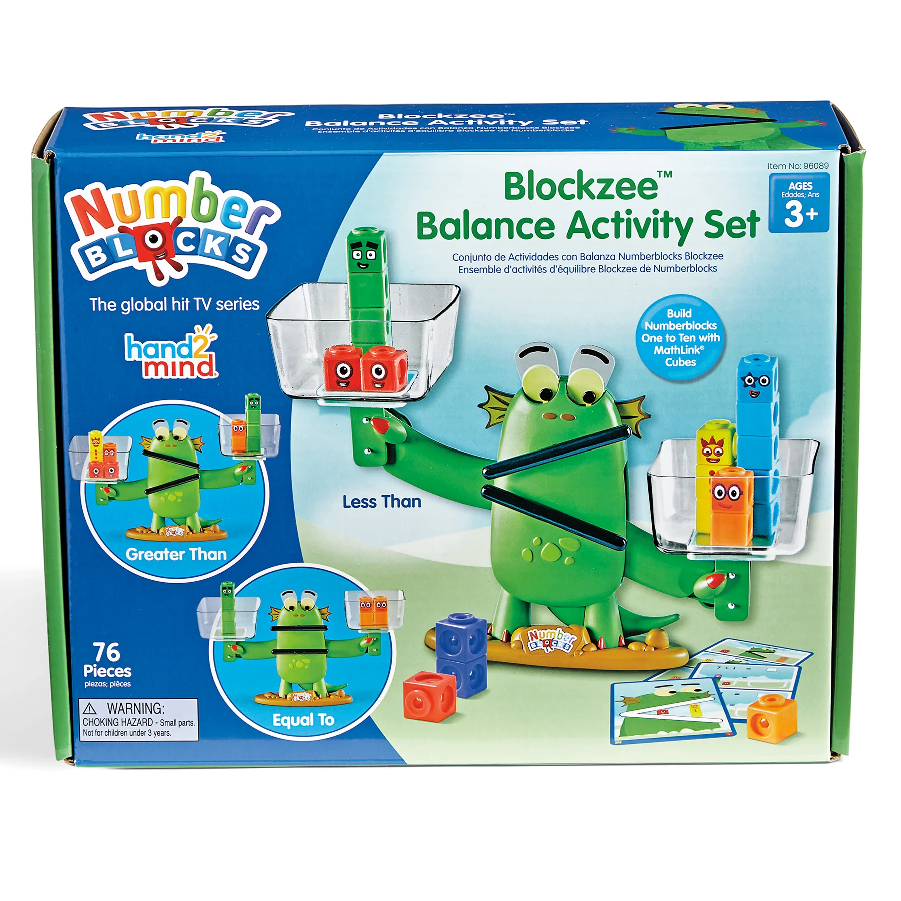 Hand2Mind Numberblocks Blockzilla Balance Activity Set - Educational Math Toy - Image 2