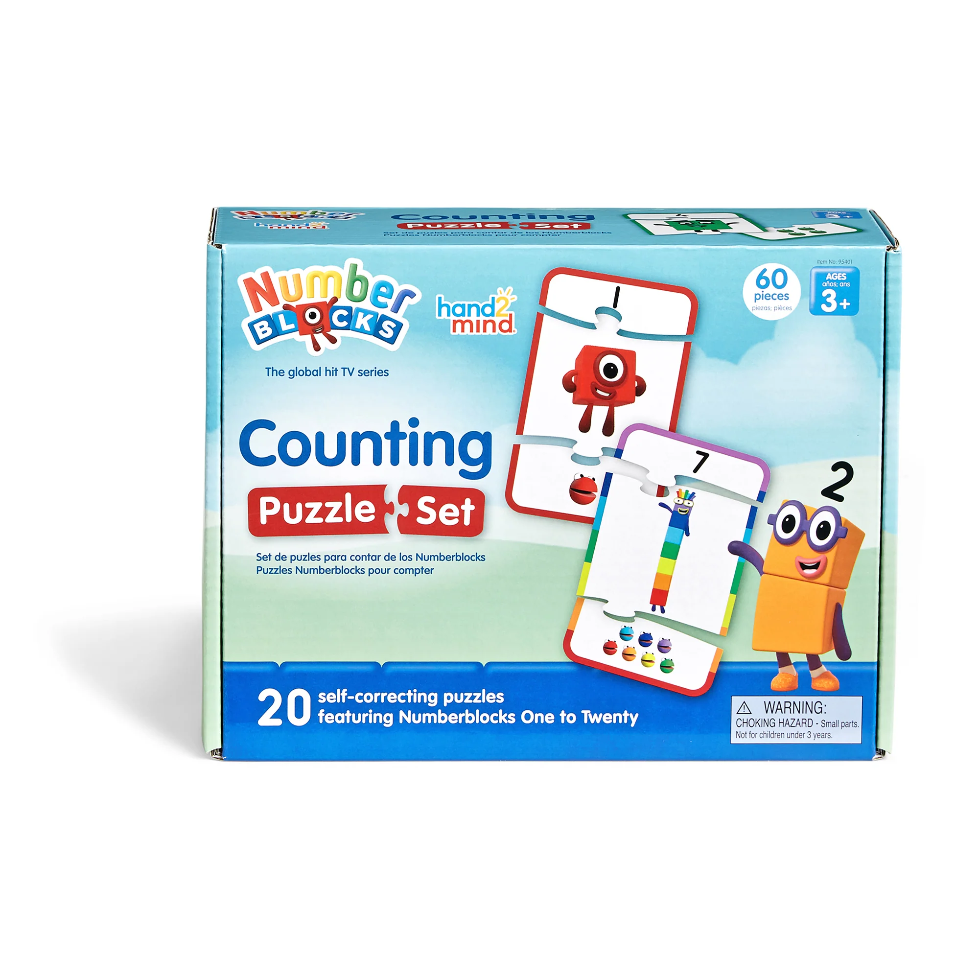 Hand2Mind Numberblocks Counting Puzzle Set - Numeracy Fun - Ages 3-5 - Image 2