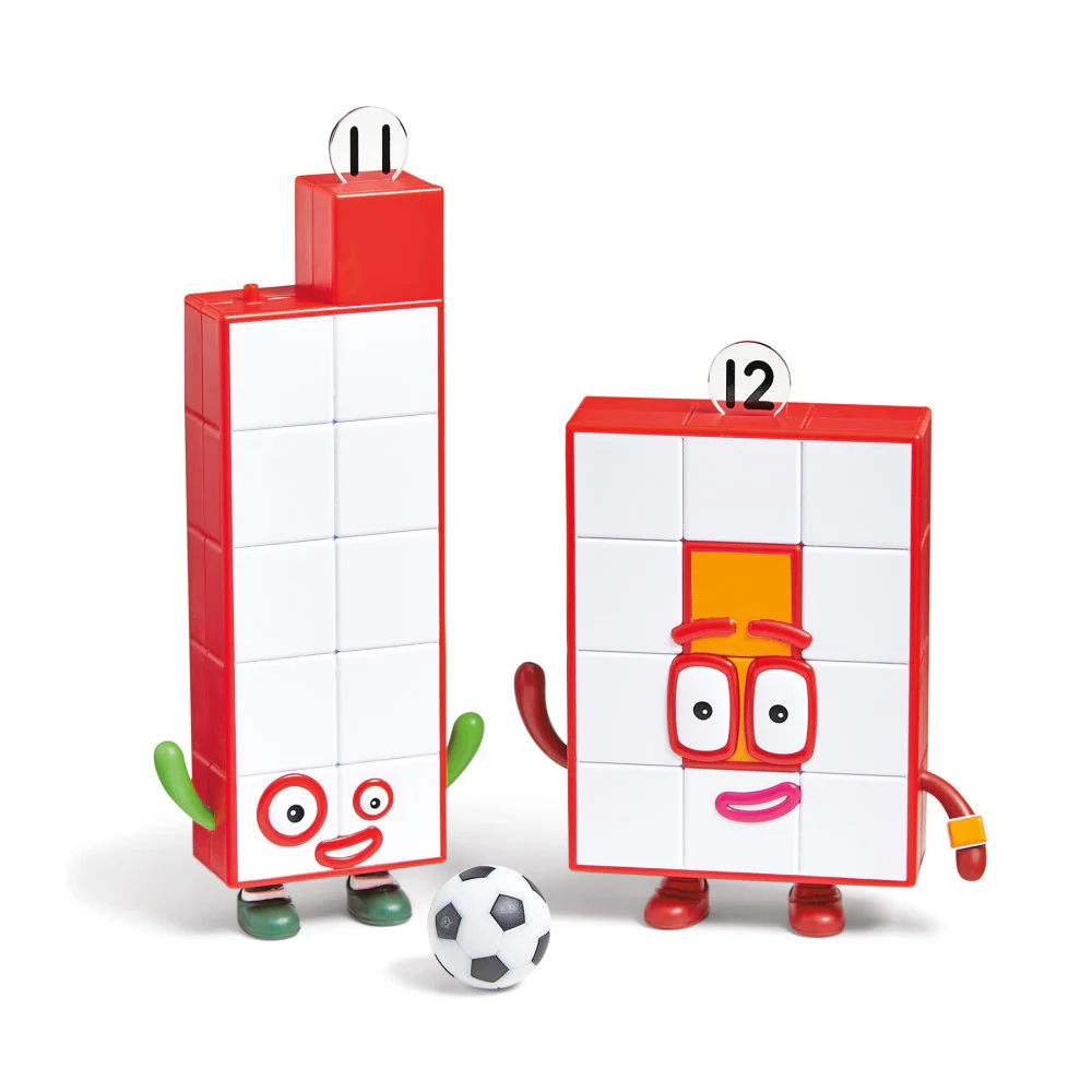 Hand2Mind Numberblocks Friends Eleven and Twelve - Math Learning Figures - Image 7